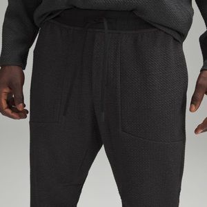 lululemon At Ease Jogger in Heathered Black/Black